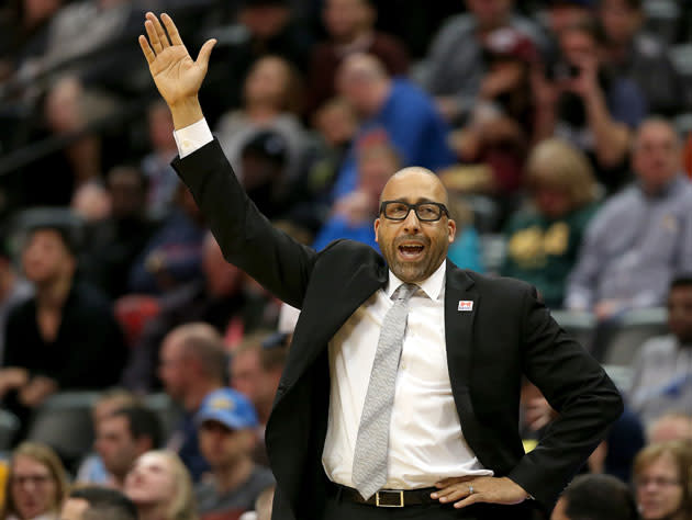 David Fizdale rises up. (Getty Images)