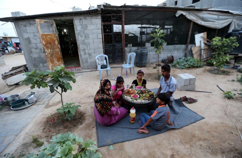 Iftar in the southern Gaza Strip