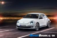 The new Volkswagen Beetle was showcased at the 2012 Auto Expo. It features various changes and will be brought in as a CBU model.