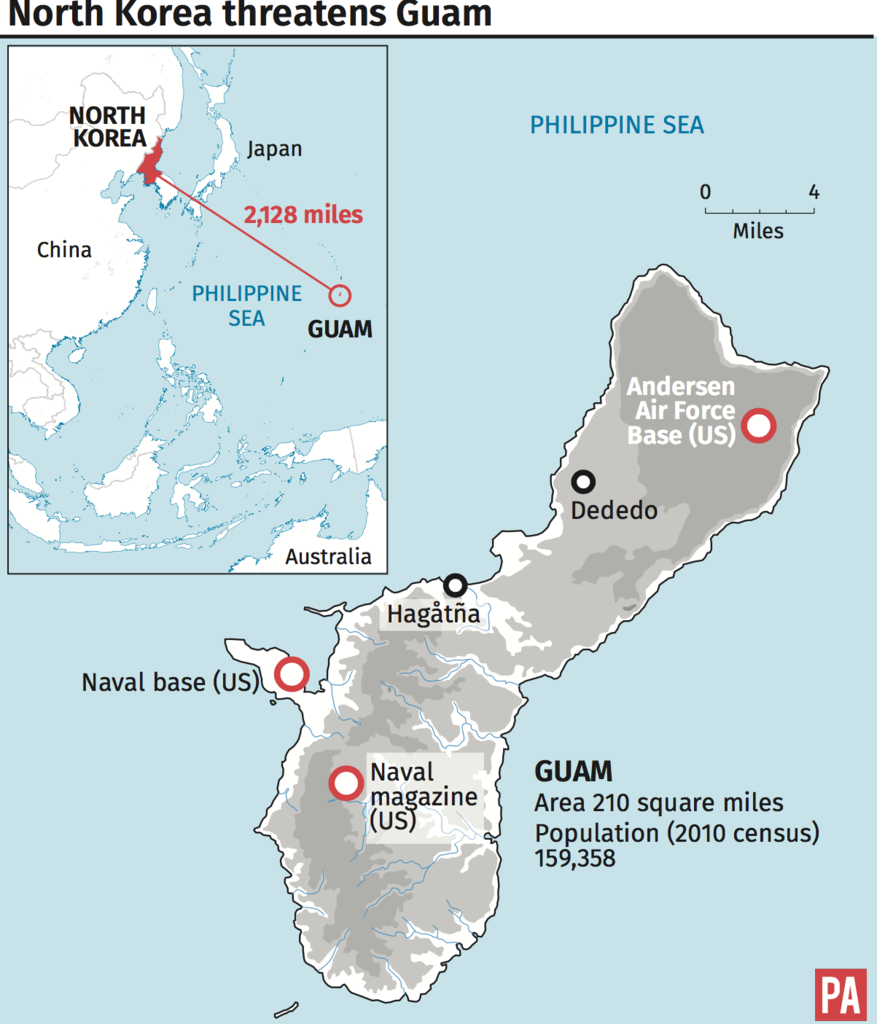 North Korea are considering a pre-emptive strike on Guam