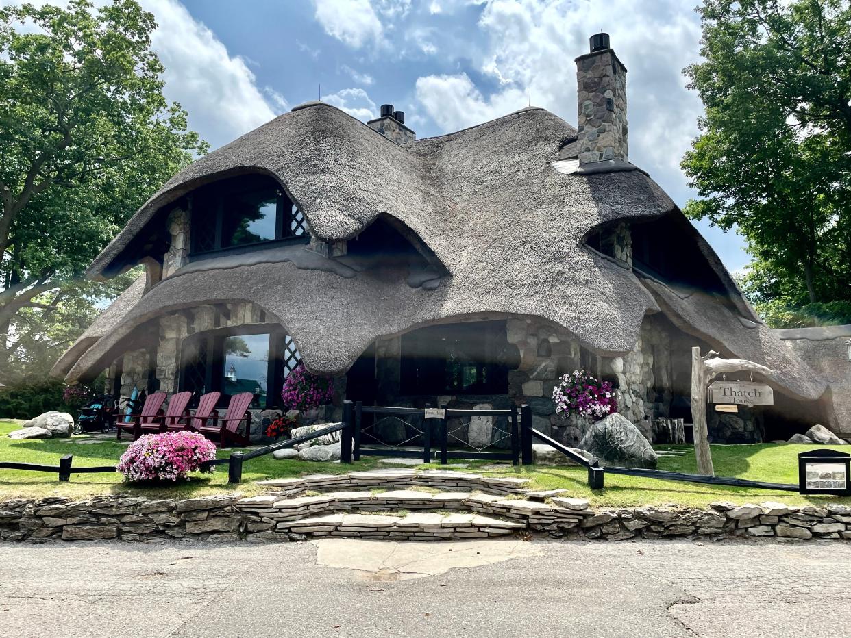 Charlevoix's Mushroom House may remind visitors of some favorite fairy tale or childhood story – but they're real!