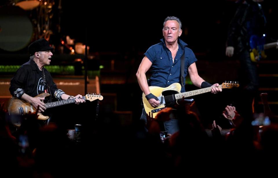 Bruce Springsteen and the E Street Band entertain a sold out Bryce Jordan Center on Saturday, March 18, 2023.