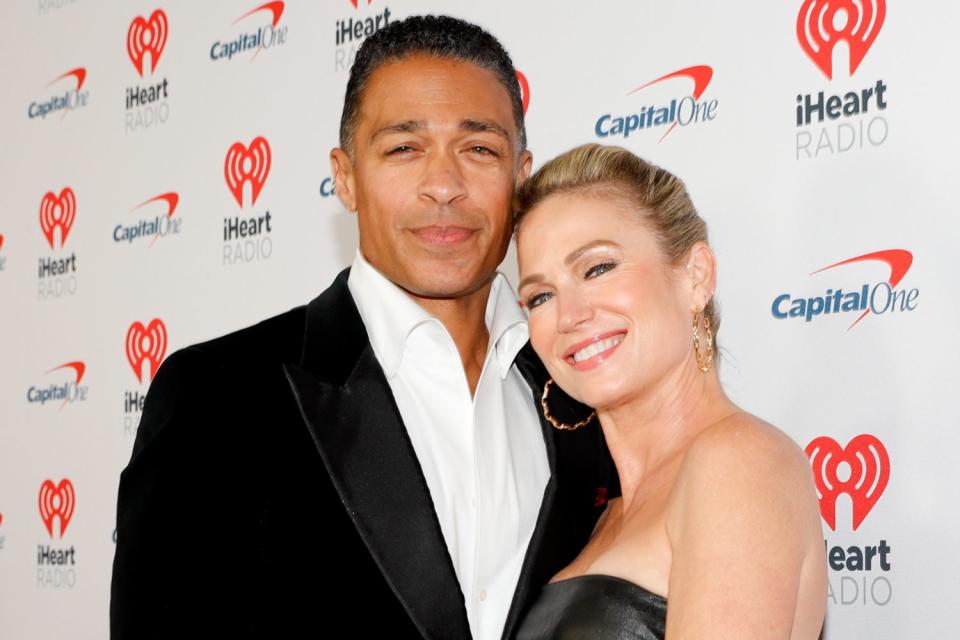 <p>River Callaway/Variety via Getty</p> T.J. Holmes and Amy Robach at the iHeartRadio Jingle Ball