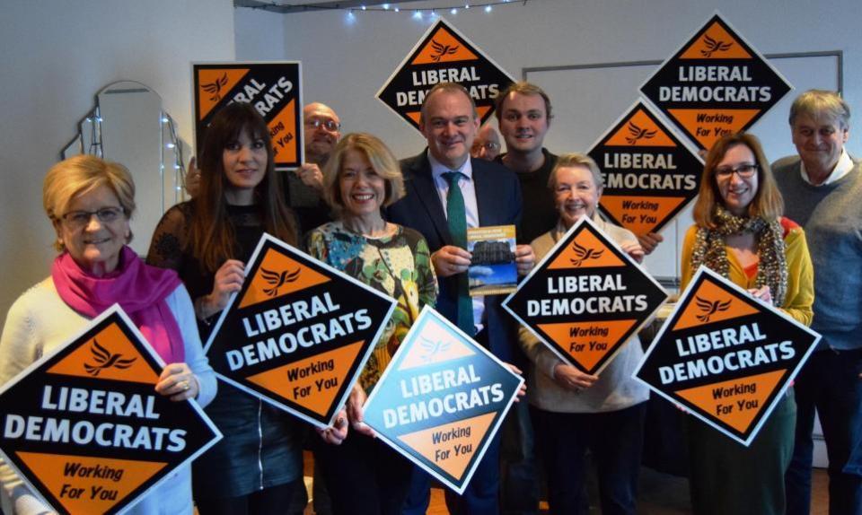 The Argus: Brighton and Hove Liberal Democrats mit Parteichef Ed Davey