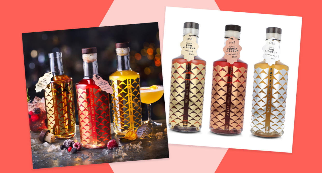 Say hello to three brand-new festive tipples complete with light up bottles for Christmas. (Marks and Spencer)