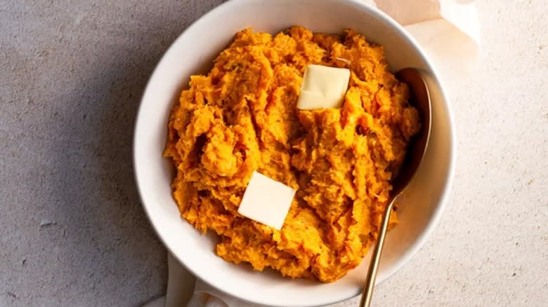 mashed butternut squash