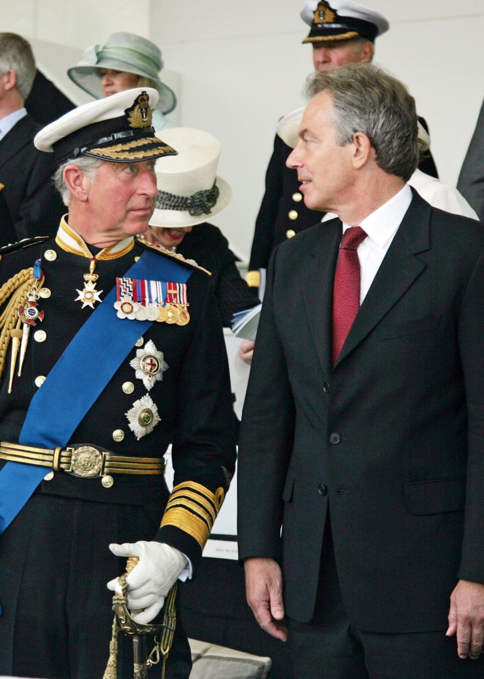 Prince Charles and Tony Blair