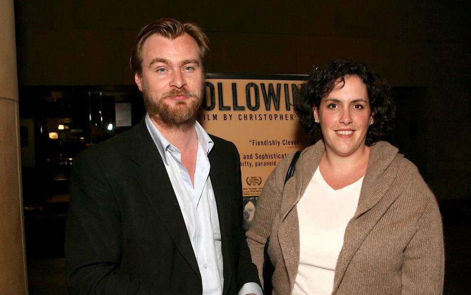 Christopher Nolan and Emma Thomas in 2006
