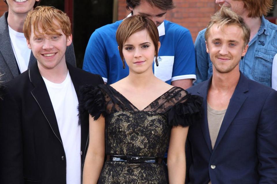 Rupert Grint, Emma Watson and Tom Felton