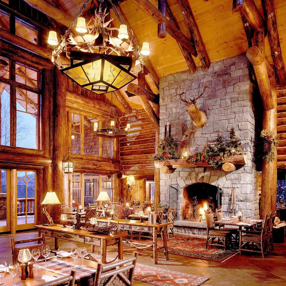 Lake Placid Lodge cabin interior