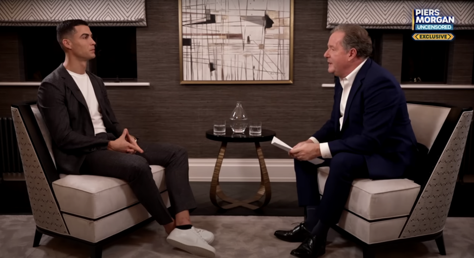 Piers Morgan’s Cristiano Ronaldo interview