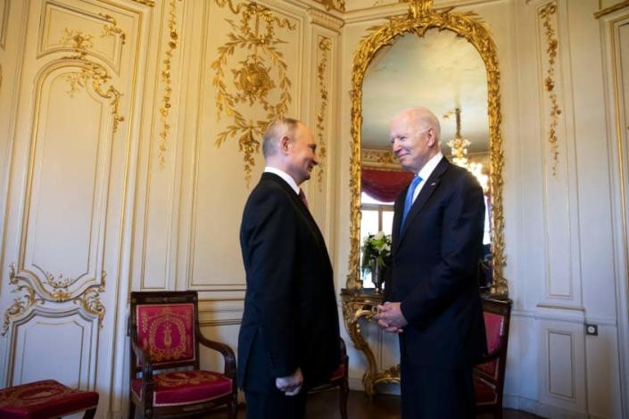 Biden and Putin.