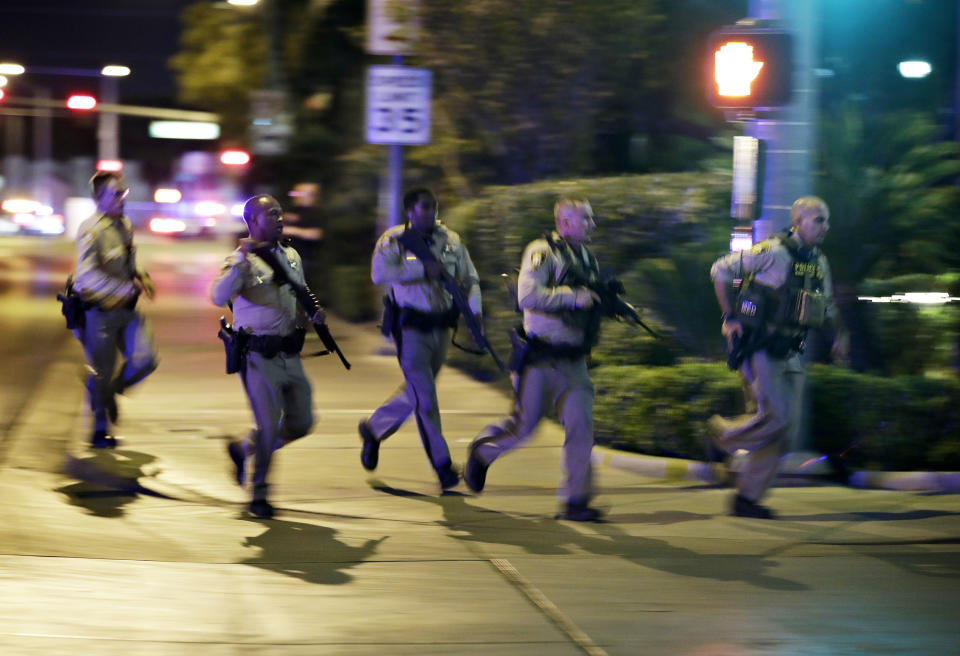 Scenes from Las Vegas mass shooting