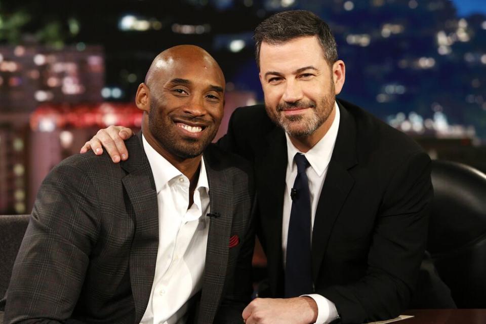 Kobe Bryant, Jimmy Kimmel | Randy Holmes via Getty Images