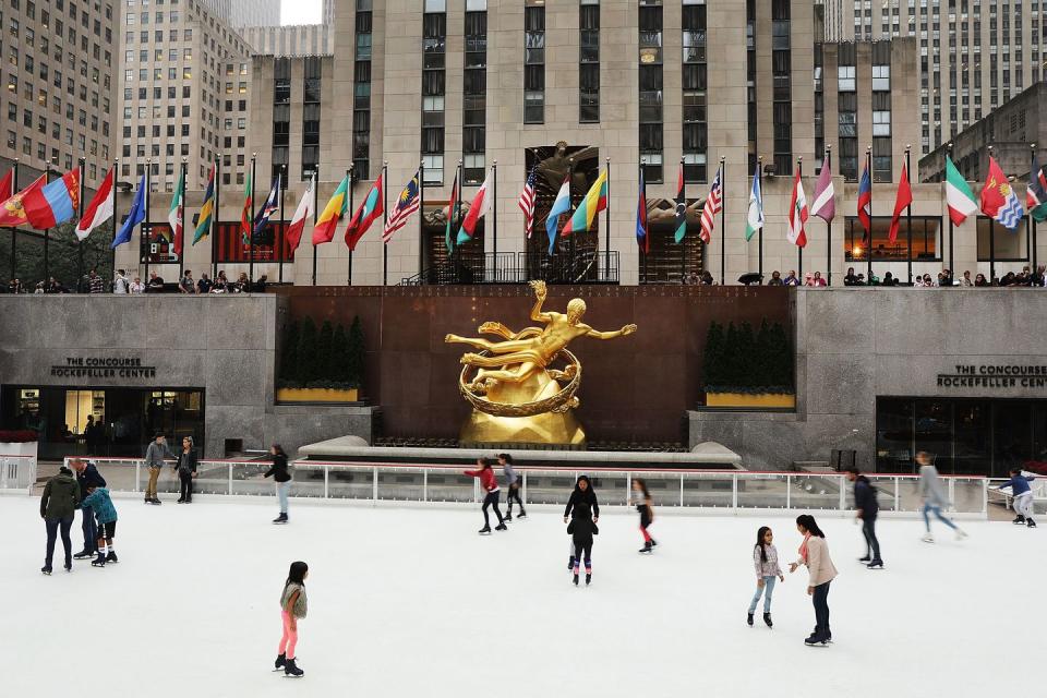 2) Skate On The Rink At Rockefeller Center