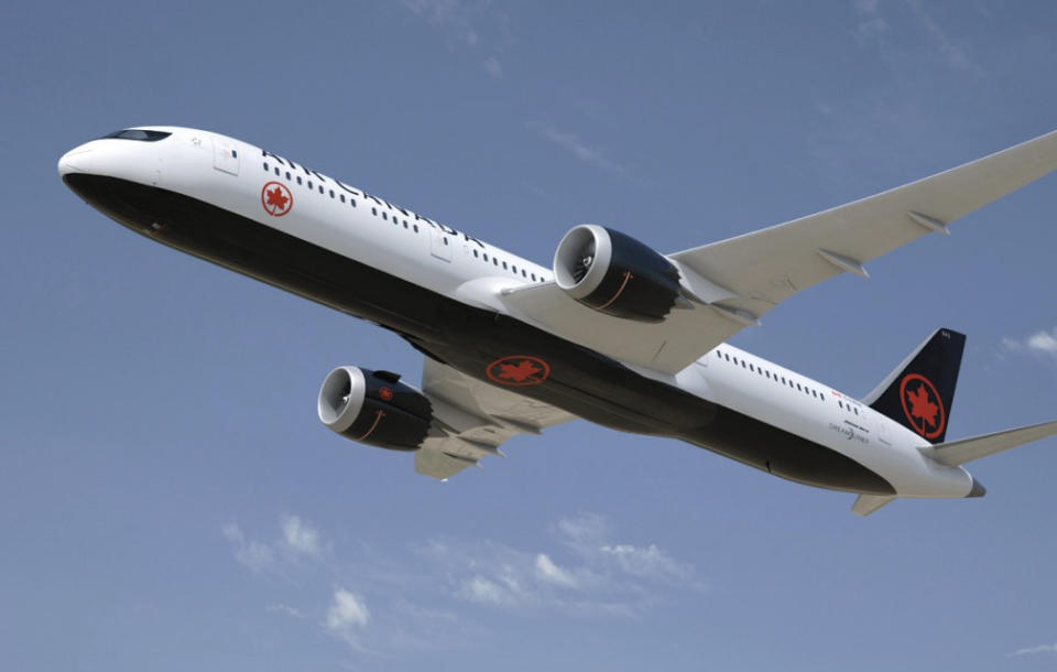 <p>Here’s what you’ll see from the ground.<br> (Air Canada) </p>