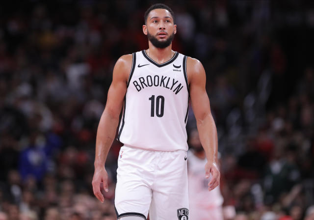 Nets' Ben Simmons sidelined indefinitely with nerve impingement in his back  - Yahoo Sports