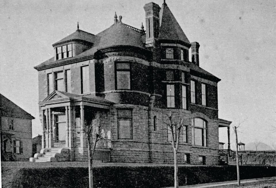 T.B. McMartin's home shortly after it was built in 1889. R.F. Pettigrew purchased the home in 1911 and it is now the Pettigrew Home & Museum.