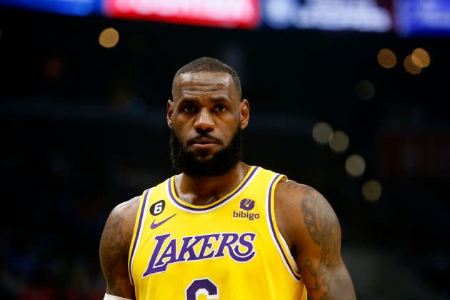 The Los Angeles Lakers play the Los Angeles Clippers in an NBA regular season game at Crypto.com Arena in Los Angeles on Wednesday night, Nov. 9, 2022. - Credit: Los Angeles Times via Getty Images