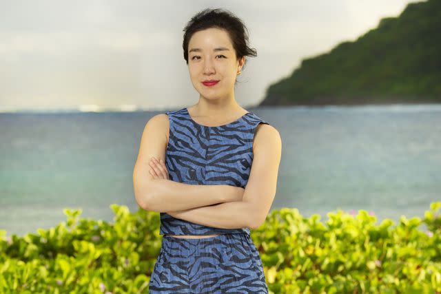 <p>Robert Voets/CBS</p> Jess Chong on 'Survivor 46'