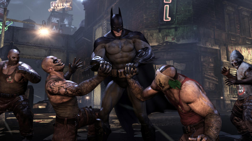 Still from the video game Batman: Arkham.