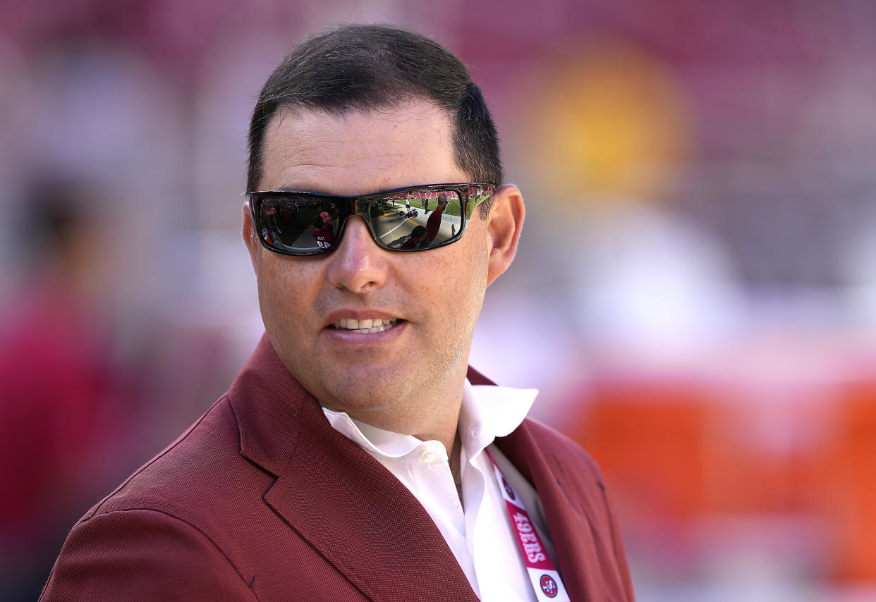 Jed York's parents, Denise and John, have owned the 49ers since 1999. (Photo by Thearon W. Henderson/Getty Images)