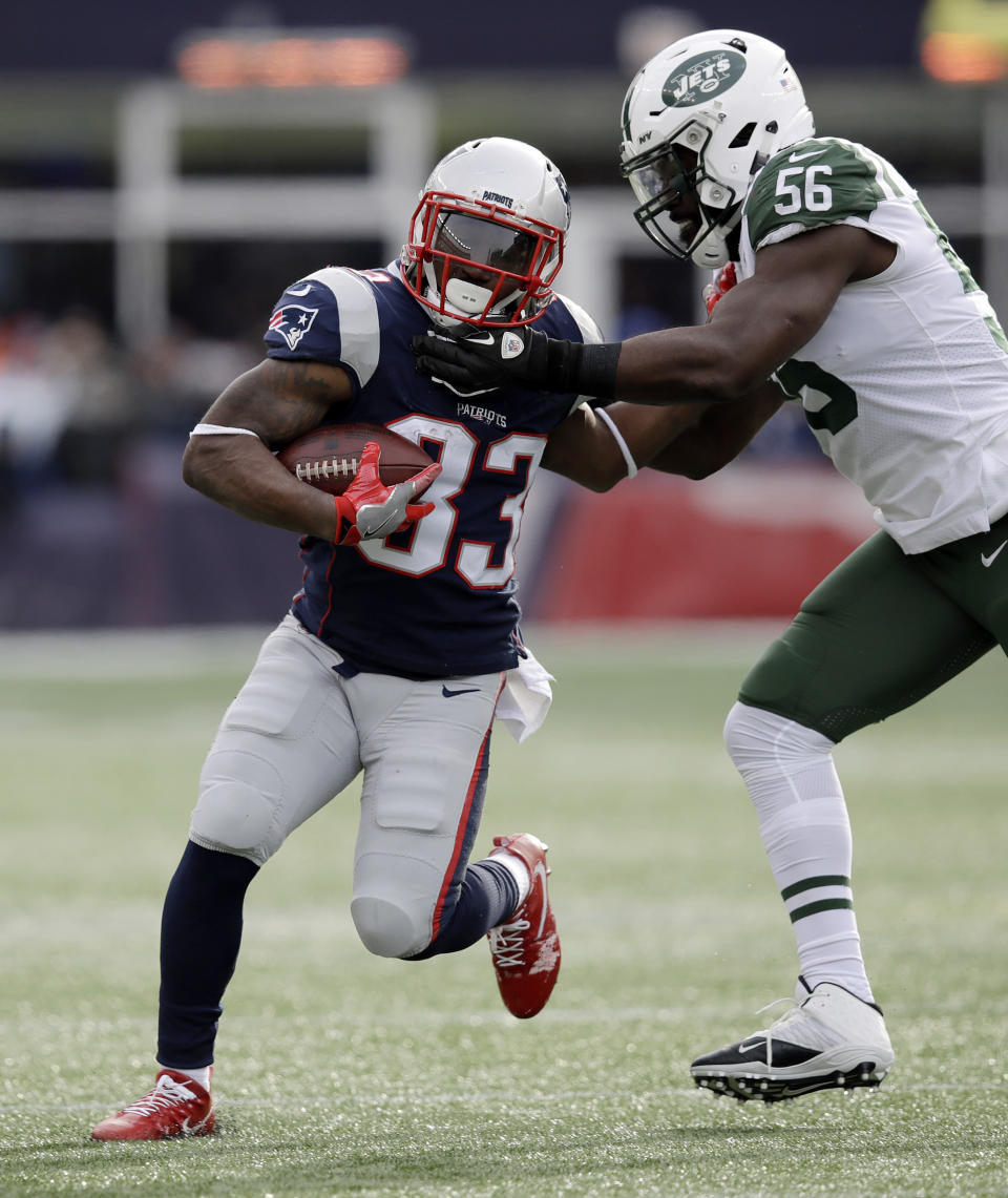 Dion Lewis turned into a fantasy stud at the end of 2017 (AP/Charles Krupa)