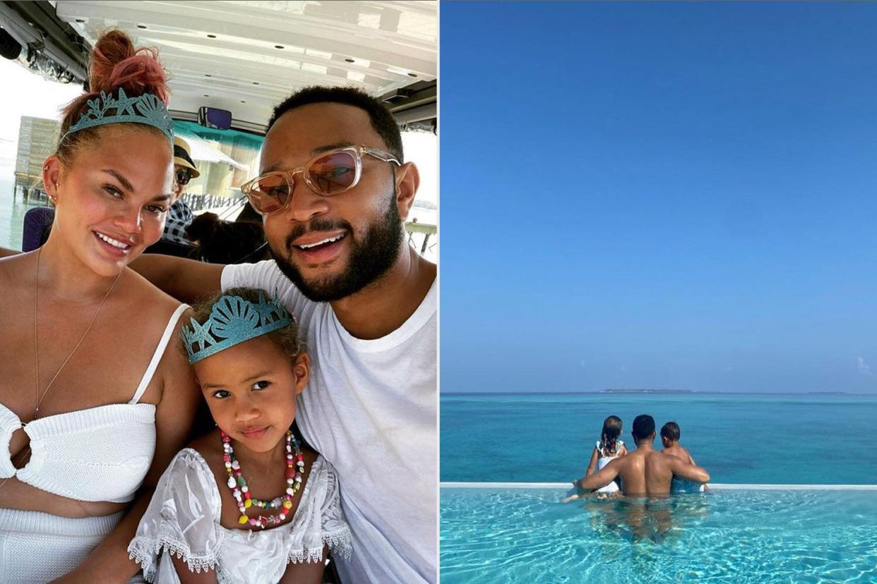 Chrissy Teigen and John Legend Family Vacation