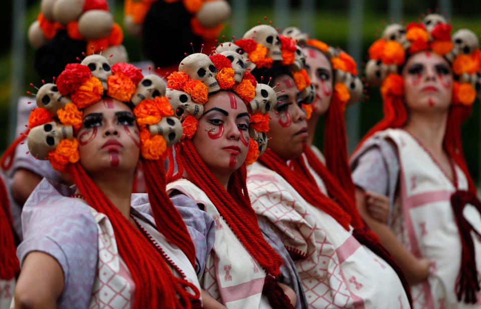 Day of the Dead parade in Mexico City