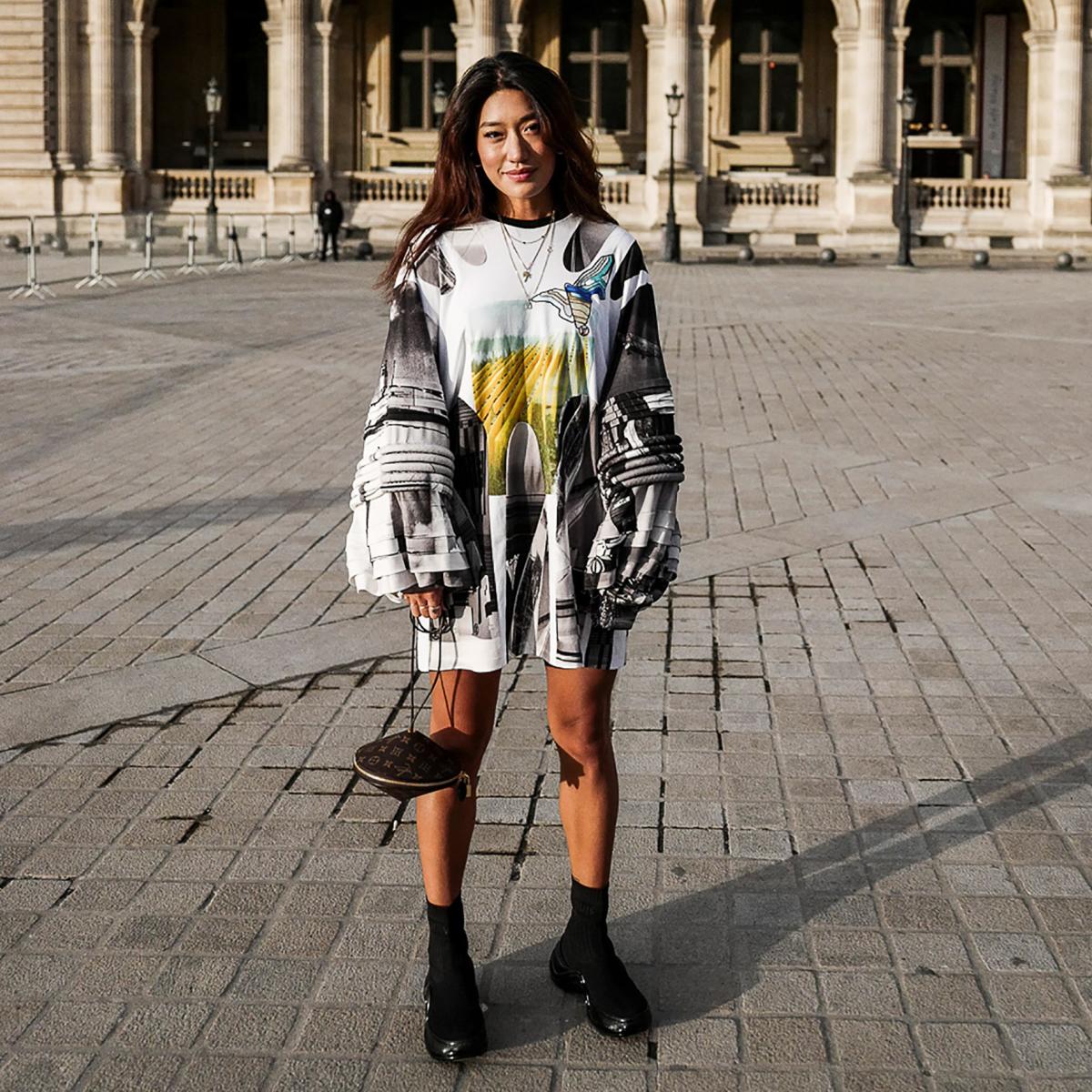 DJ Peggy Gou models Louis Vuitton Since 1854 shoes - Her World