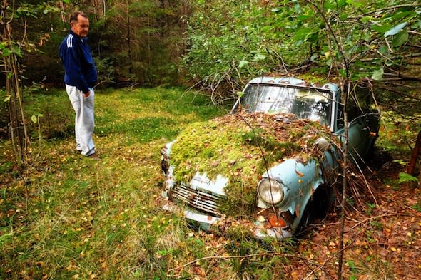 Abandoned Ford Anglia