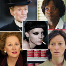 <p><b>BEST PERFORMANCE BY AN ACTRESS IN A MOTION PICTURE - DRAMA</b> <br> <b>NOMINEES:</b> <br>Glenn Close - Albert Nobbs <br>Viola Davis - The Help <br>Rooney Mara - The Girl With The Dragon Tattoo <br>Meryl Streep - The Iron Lady <br>Tilda Swinton - We Need To Talk About Kevin</p>