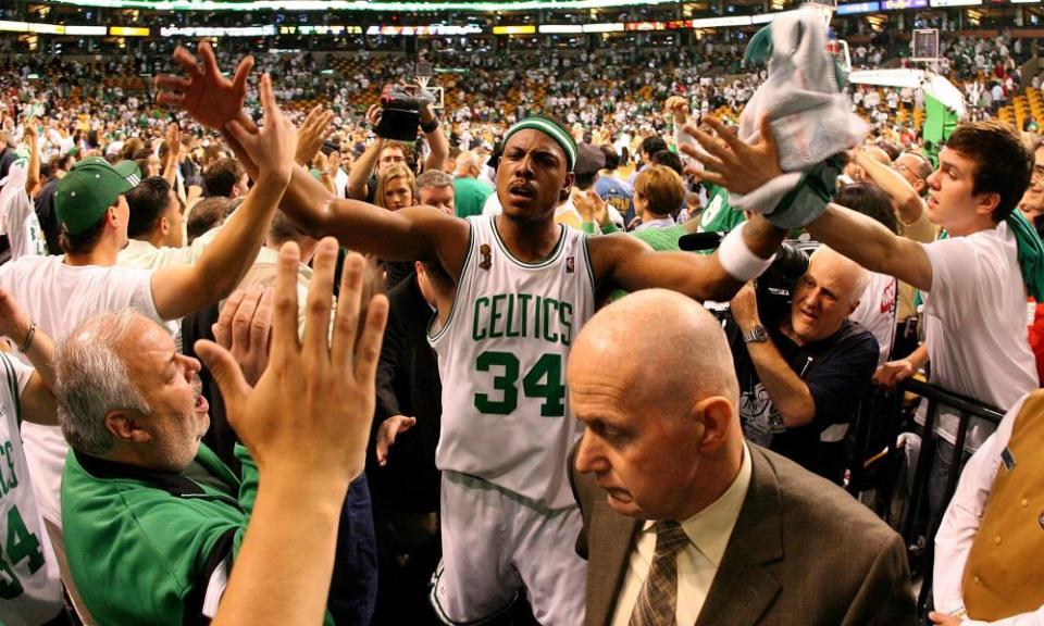 Paul Pierce helped the Boston Celtics to victory in the 2008 NBA finals