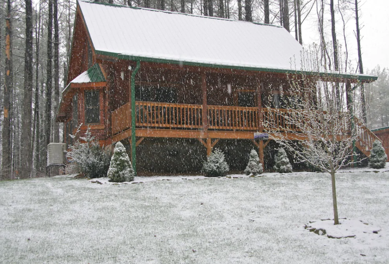 Cabin with a River Lot