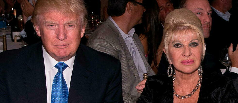 Donald Trump et Ivana Trump en 2014.  - Credit:DAVE KOTINSKY / GETTY IMAGES NORTH AMERICA / Getty Images via AFP