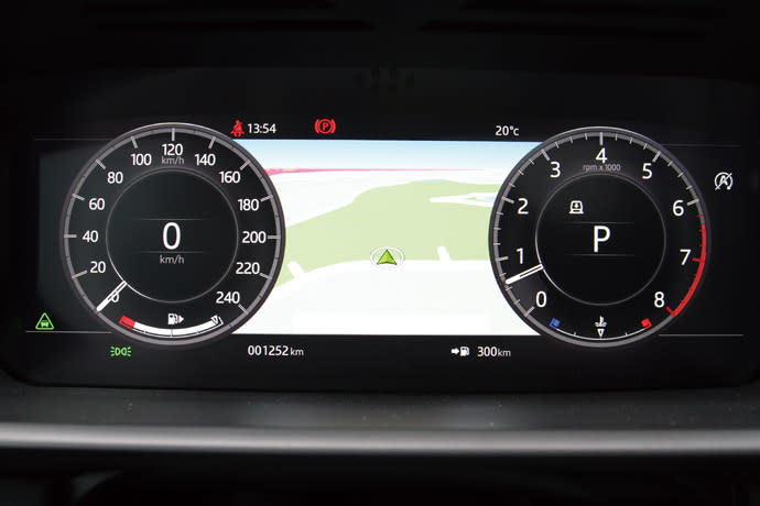 12.3吋數位虛擬儀表，可顯示出導航及車速等行車資訊。 版權所有/汽車視界