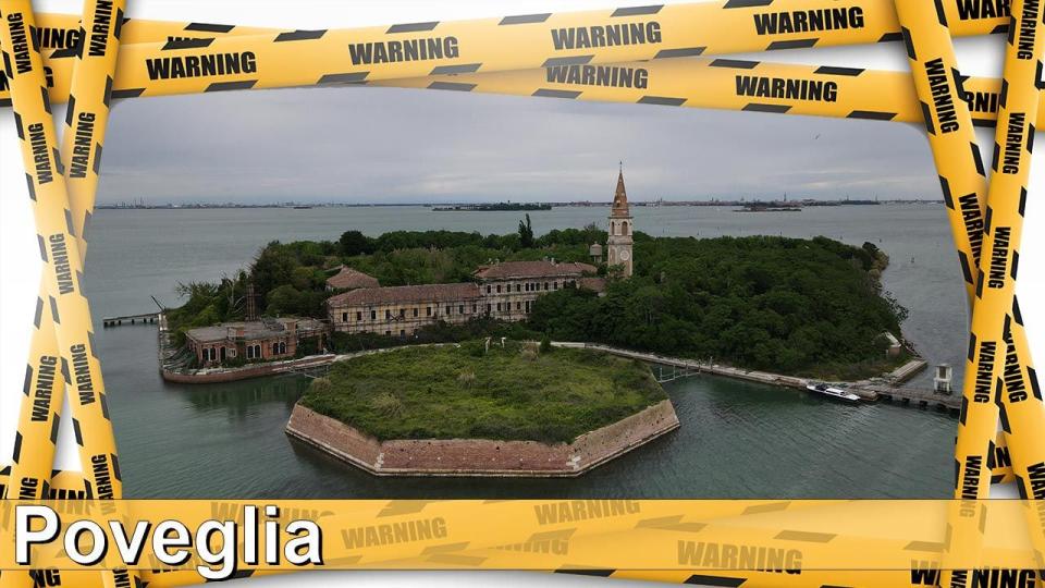 16. Poveglia - $30 to $300 penalty. Poveglia dates back to 421 A.D. and was inhabited until 1379. Eventually a mental hospital was opened on the island in the 1922. When it closed, rumors of it being haunted began.