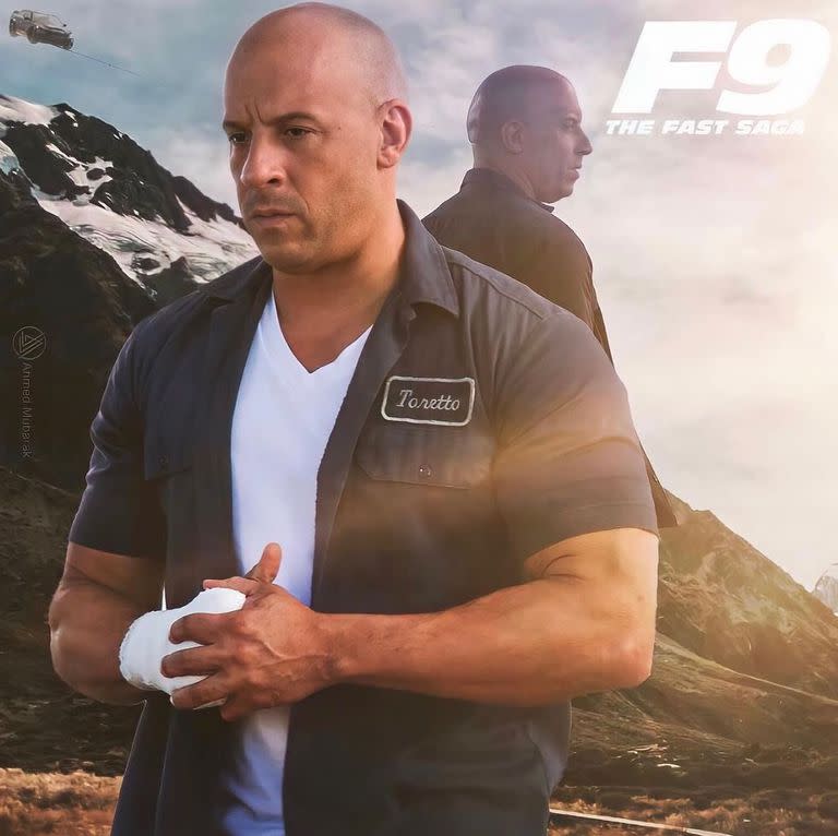 La novena entrega de la saga Rápido y Furioso se estrenó el 24 de junio (Instagram: @vindiesel/)