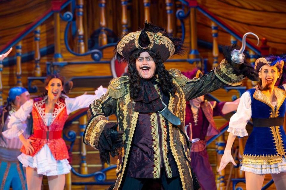 Jimmy Osmond as Captain Hook in <em>Peter Pan</em>