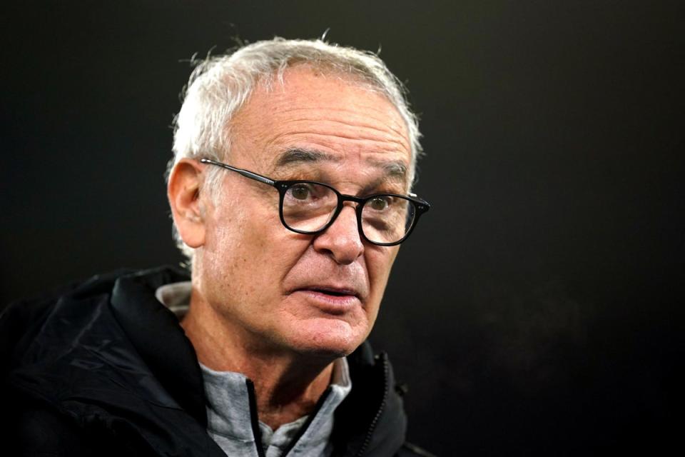 Claudio Ranieri has returned to football for a second spell in charge of Italian club Cagliari (Mike Egerton/PA) (PA Archive)