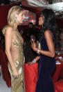 Heidi Klum and Naomi Campbell attend the 21st Annual Elton John AIDS Foundation Academy Awards Viewing Party at Pacific Design Center on February 24, 2013 in West Hollywood, California.