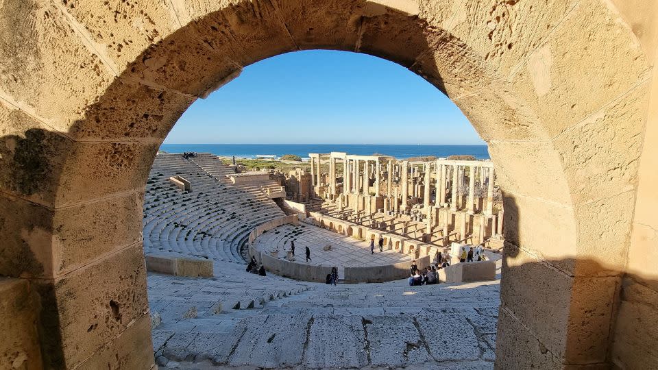 Lepcis Magna was once a thriving Roman port city. - Mahmud Turkia/AFP/Getty Images