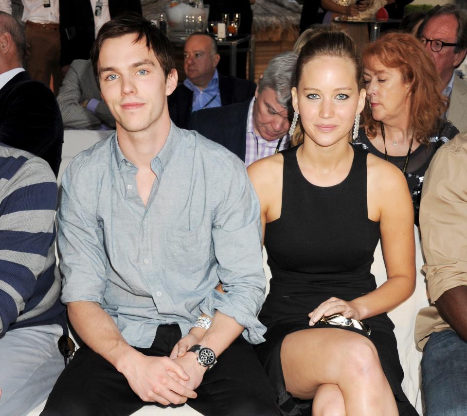 Jennifer Lawrence and Nicholas Hoult (<em>X-Men</em>)
