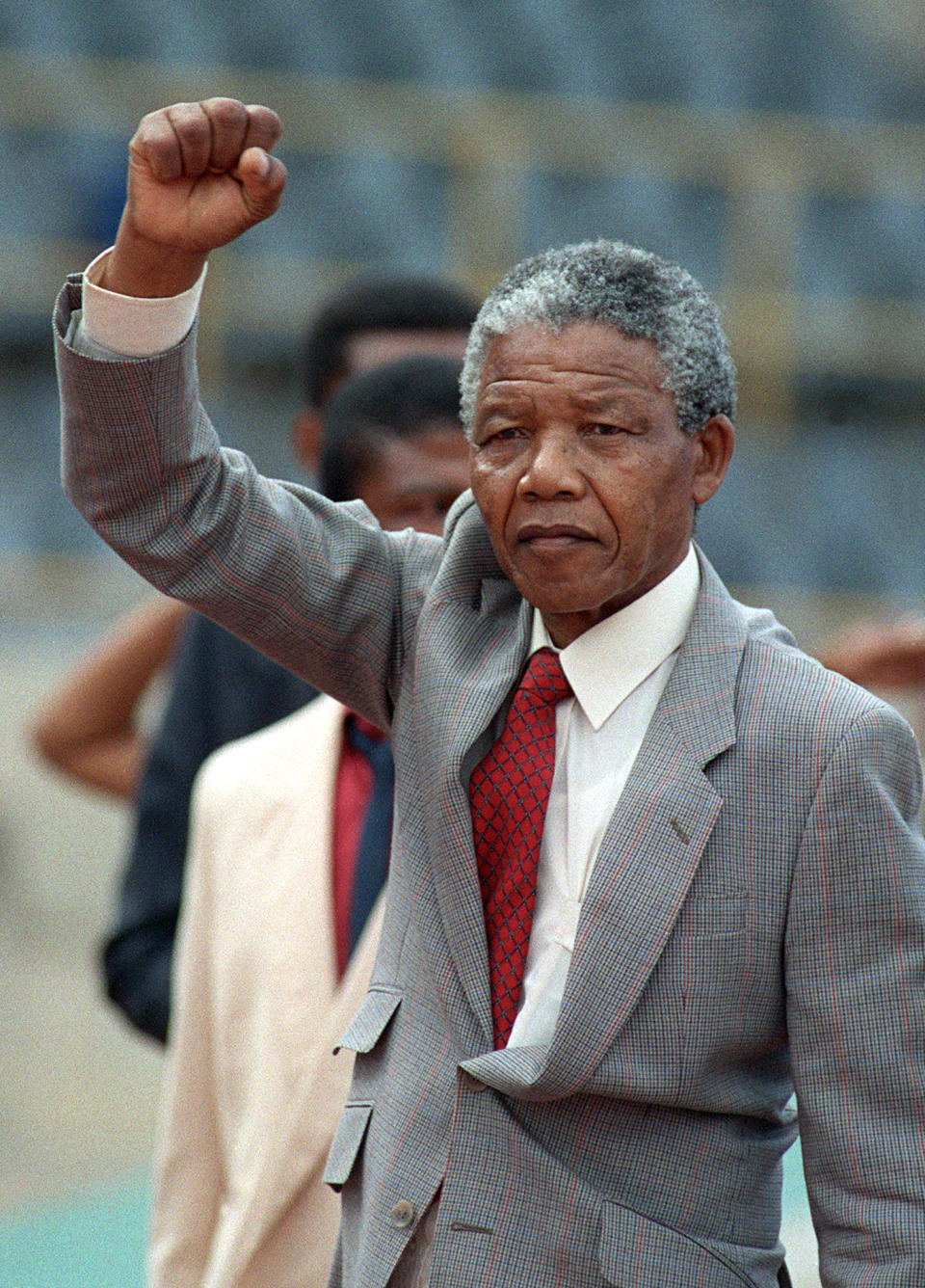 Nelson Mandela in 1990