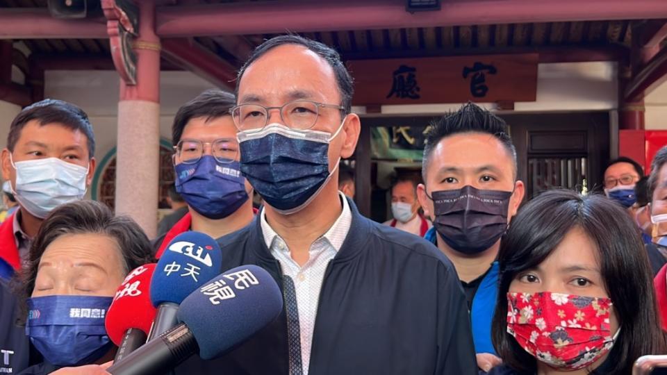 國民黨今前往台南宣講公投。（圖／國民黨提供）