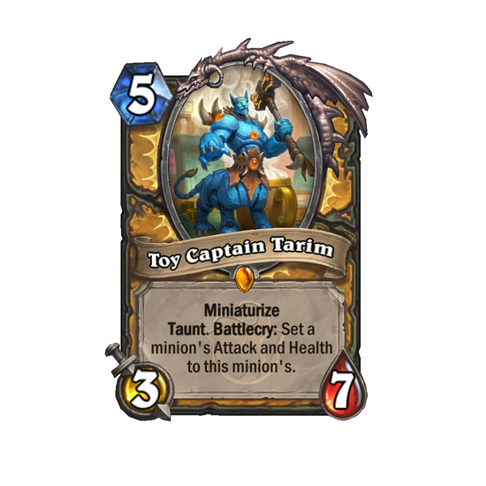 Reveal cards from Hearthstone's Whizzbang's Workshop expansion