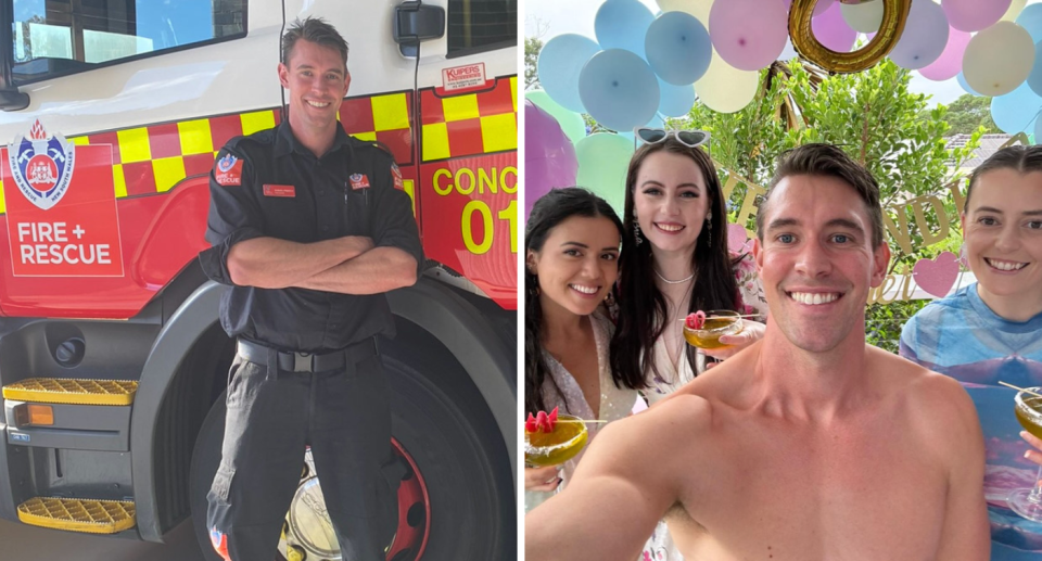 Sam firefighter turned hens party entertainer