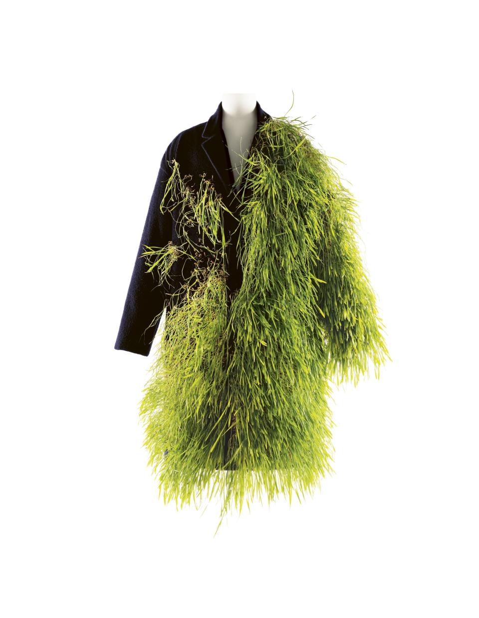 This image released by The Metropolitan Museum of Art shows a Jonathan Anderson for LOEWE coat. Anderson is one of many designers whose work will be included in The Costume Institute's 2024 exhibition, "Sleeping Beauties: Reawakening Fashion," on view from May 10 through Sept. 2, 2024. (Nick Knight/The Metropolitan Museum of Art via AP)
