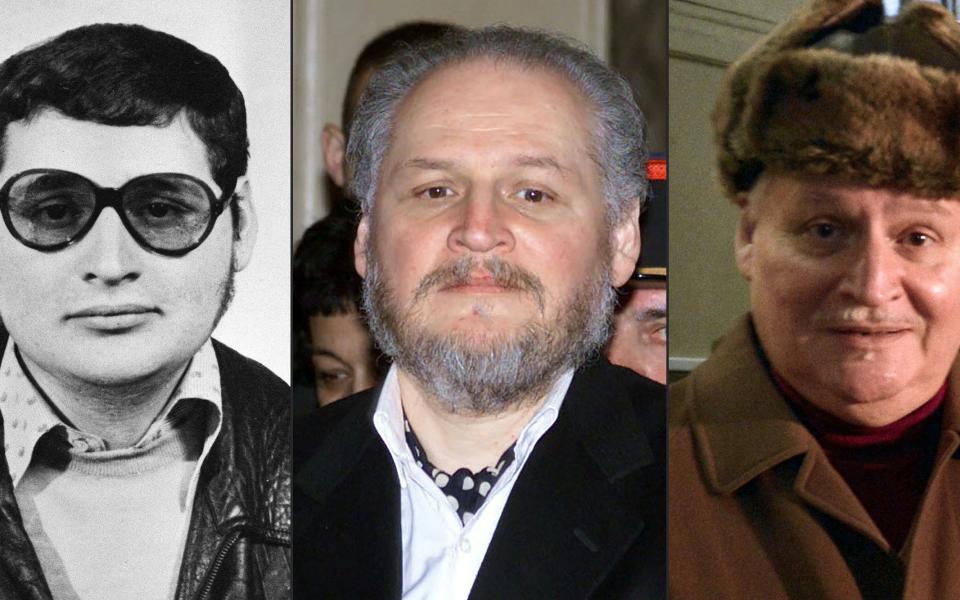 Left to right: Ilich Ramirez Sanchez, also known as "Carlos the Jackal", in the early 1970's; arriving to face trial in 2001; and arriving in court in 201 - Credit: AFP