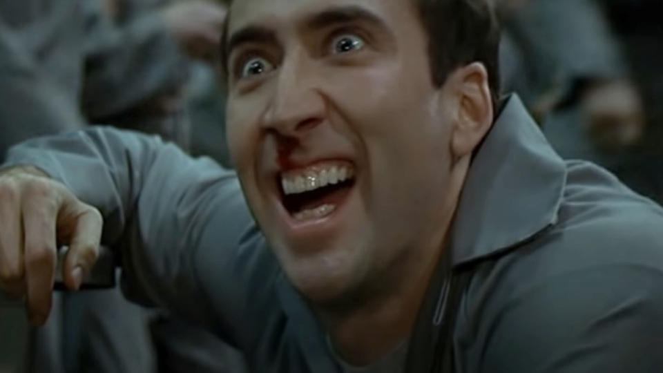 Nicolas Cage Claims He “Left His Body” During A Prison Fight Scene